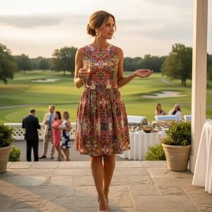 Special occasion dress size 8, wedding, shower, graduation, Feminine.1209